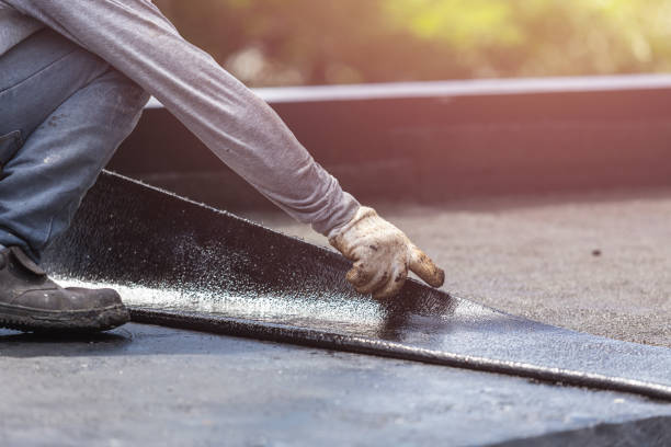 Professional Exterior Waterproofing technician working in Menasha, WI